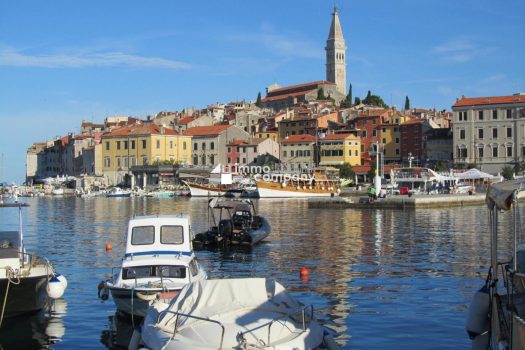 Morgenstimmung am Hafen von Rovinj