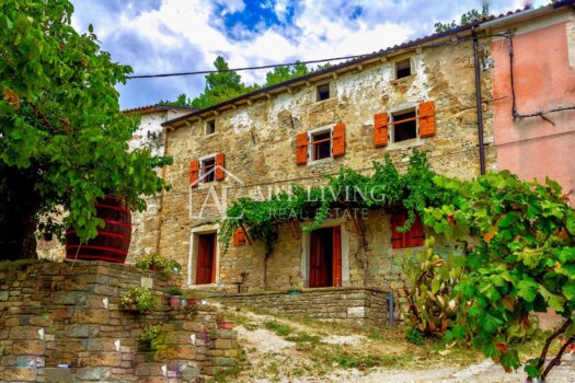 Istra-Oprtalj, istrisches Steinhaus mit freiem Blick 1666183833 21