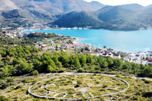 Kroatien, Küste von Dubrovnik, Slano – Baugrundstück in ruhiger Lage nahe dem Meer – 1200 m2 1706257283 1 pano 1