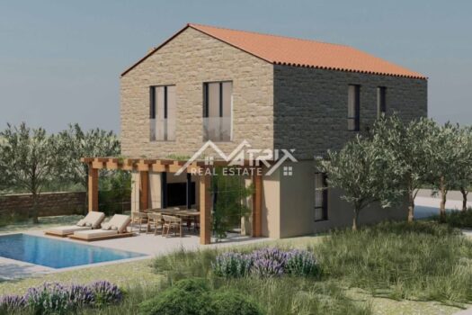 Svetvinčenat, Baugrundstück mit Genehmigung und Projekt 1730394417 gradevinsko zemljiste cabrunici 547