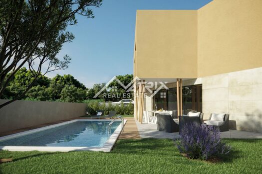 Novigrad Umgebung, Doppelhaushälfte mit Swimmingpool 1704724935 render ext 1m