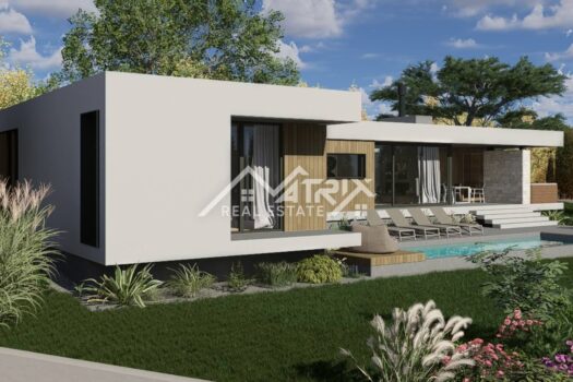 Poreč Umgebung – Baugrundstück mit Projekt für einen modernen Bungalow 1731939804 zemljiste sa projektom 4