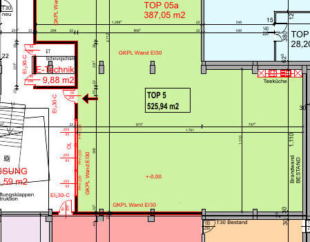8431 Wagna/Leibnitz: Top Schaufenster-Gewerbeflächen 670 m² Grundriss-Top5a-7-8
