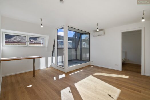 Charmante Dachgeschoßwohnung mit Terrasse Wohnzimmer