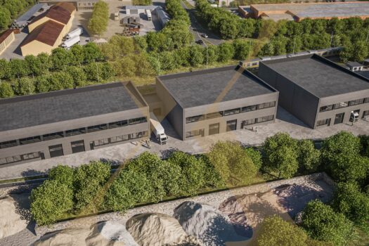 NEUBAU! - Produktions- und Lagerhalle mit drei Baukörpern in Seewalchen zu vermieten! Visualisierung I