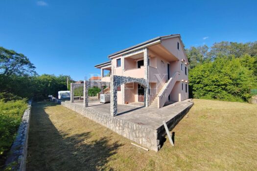 Insel Krk, Dobrinj – neu gebautes Haus mit zwei Wohnungen 1747296974 dobrinj kuca u visokom roh bau 1