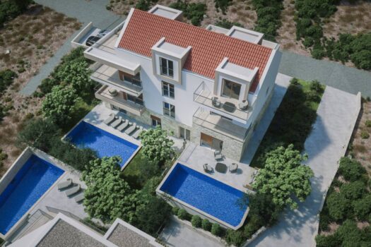 Ražanj, 200 m vom Strand entfernt, 3-Zimmer-Wohnung 99,55 m2 mit großer Terrasse und Meerblick 1722607318 govic dvije 009