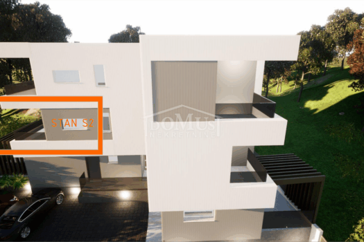 Žaborić, Einzimmerwohnung 47,51 m2 mit Meerblick 1731060050 oznaceno