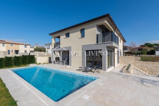 Istrien, Brtonigla – modernes Doppelhaus mit Swimmingpool 1740656227 1