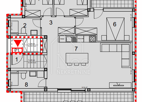 Wohnung Grebaštica, Šibenik - Okolica, 106,62m2 1749046536 p1z1