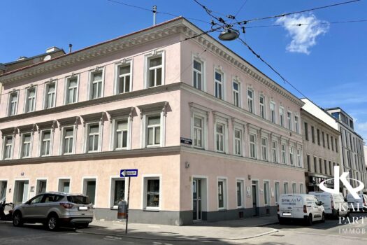 Eckzinshaus, Lobenhauerngasse/ Gschwandnergasse, Nähe Clemens Hofbauer Platz! Hausansicht