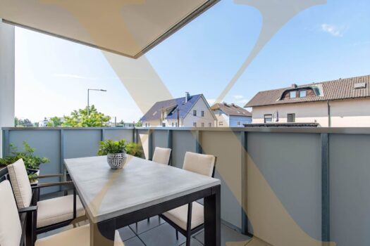 PROVISIONSFREI! Traumhafte 2-Zimmer-Wohnung mit gemütlichem Balkon zu verkaufen! Visualisierung - Balkon