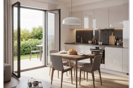 Erstbezug, provisionsfrei: kompakte EG-Wohnung mit 1 SZ mit Eigengarten: Top 2 herrliches Wohngefühl! (BT II) Wohnküche-Symbolfoto