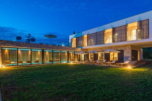 Zeitgenössische Oase, ein luxuriöser moderner Villenrückzugsort, Region Poreč