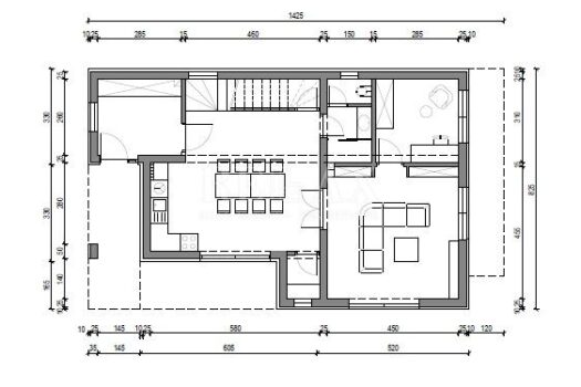 Klenovica - Bauland mit Genehmigung 1753349370 tlocrt 1