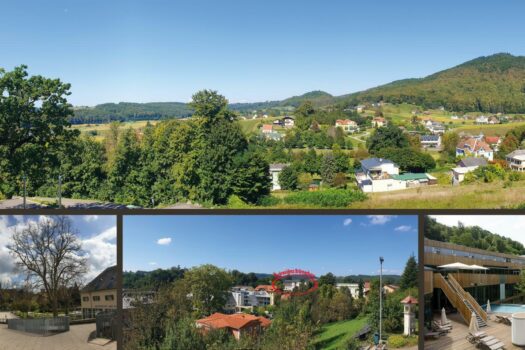 **Exquisites Wohnen im Kurort**Parkresidenz Brünnerhaus** 20m² Terrasse** modernste Ausstattung ** malerisches Ambiente ** Ausblick