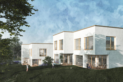 Moderne Doppelhäuser mit Terrassen, Eigengarten und überdachtem Stellplatz in Grün-Ruhe-Lage - Graz-St.Veit Ansicht1
