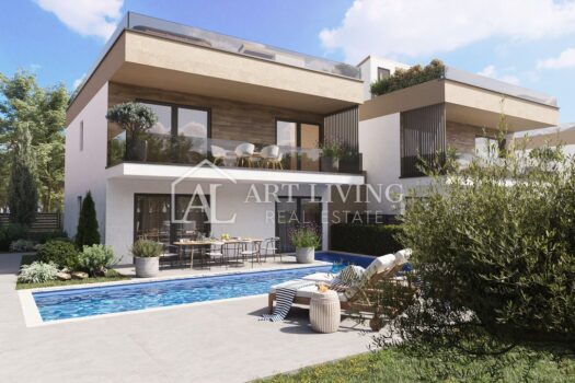 Istrien, Brtonigla, Umgebung – Modernes Doppelhaus mit Pool – NEUBAU 1744705406 1 1