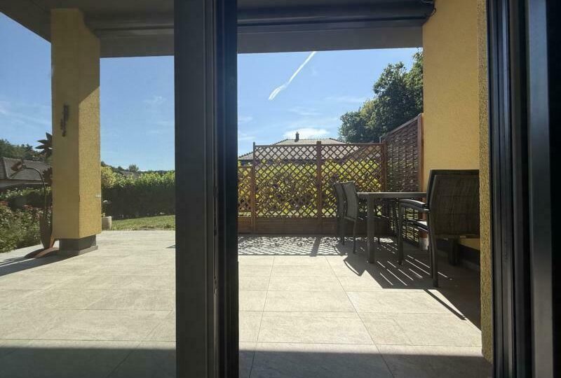 Blick vom Wohnbereich