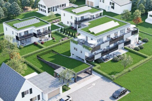 Neubau Wohlfühloase in Graz-Wetzelsdorf - Traumhaftes Penthouse mit großer Dachterrasse ab Nov./Dez. 2026 zu verkaufen! Ansicht - Süd-West