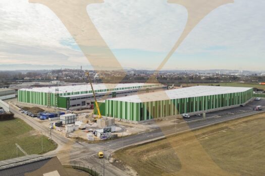 NEUBAU - Lager-/Produktionshalle (optional mit Büroflächen) in Enns/Ennshafen zu vermieten! Drohnenaufnahmen Baufortschritt I