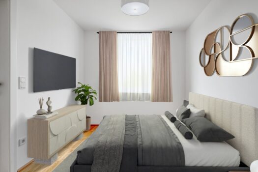 Schlafzimmer - Digital Staging