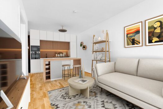 Wohnküche - Digital Staging