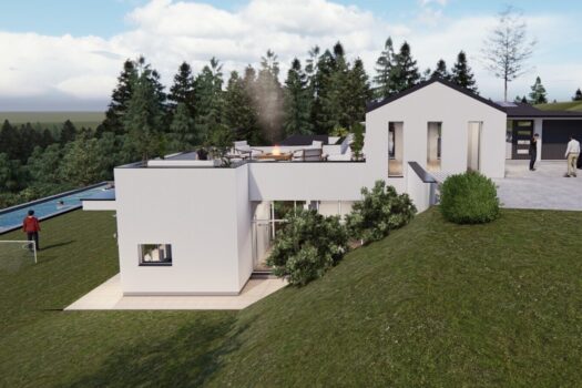 Nähe Graz: Luxuriöse Villa - Rohbau bereits fertig - mit herrlichem Ausblick in erhöhter Traumlage! 66FtrfDmELj2z5Yk1qfEhs