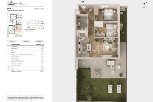 2-Zimmer-Wohnung, Seget Donji – Neubau 1757343028 1