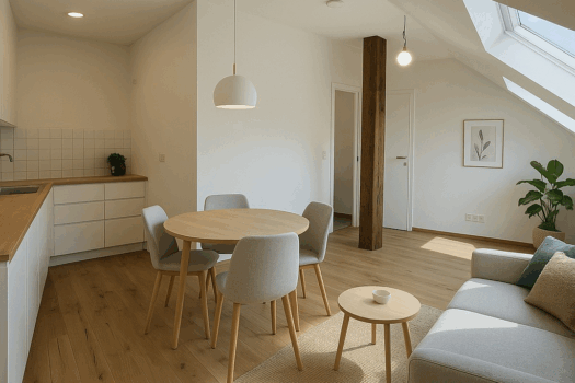 Charmante Erstbezugs-Dachgeschosswohnung mit Lift – in unmittelbarer Nähe zum Lendplatz K6/10 Musterbild
