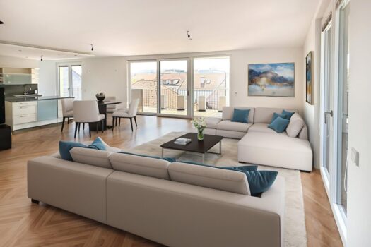 Einrichtungsbeispiel - Wohnzimmer