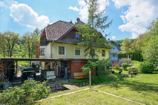 gartenseitige Hausansicht