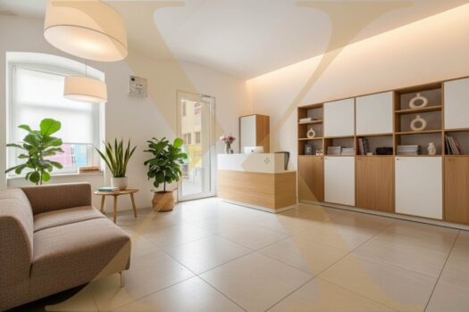 Eingangsbereich - KI-Möblierung