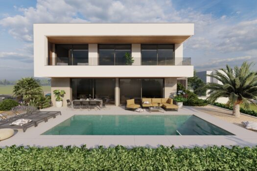 Umgebung der Stadt Krk - Grundstück mit gültiger Baugenehmigung 1759665402 krk gradjevinsko zemljiste 1