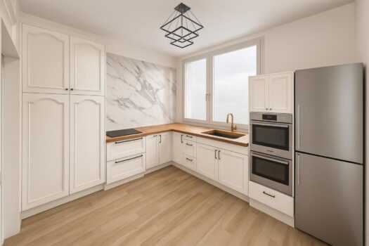 Best Lage St.Peter: Barrierefreie großzügige Erdgeschoss Wohnung 129m² Wohnfläche + Atrium Garten + 2 Terrassen 65m² Küche 1