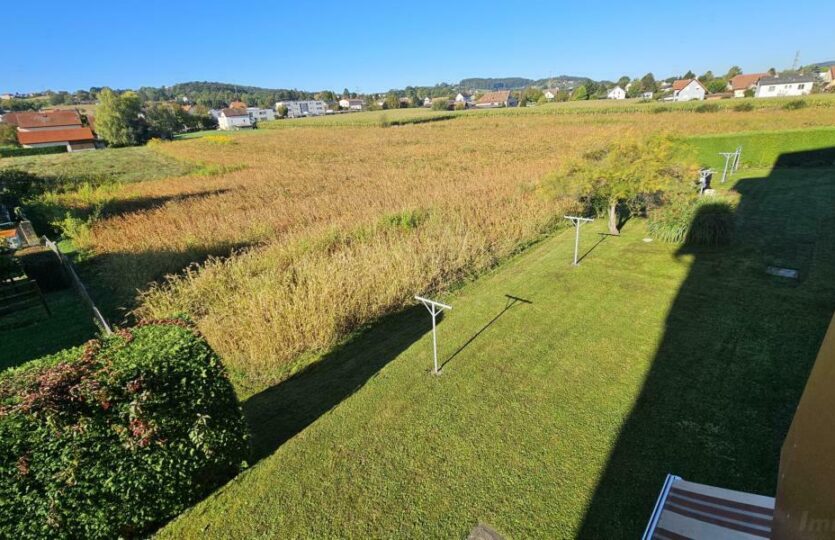 Grünblick von der Loggia