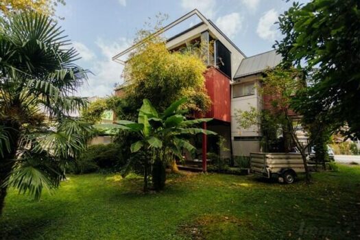 Haus mit großen Garten