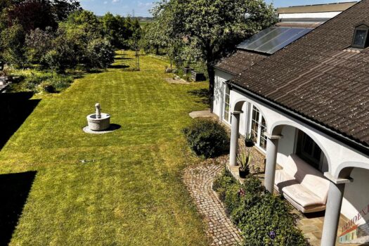 Gartenfernblick Balkon OG