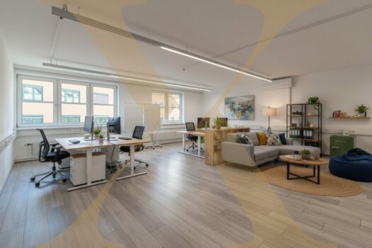 Büro I | Visualisierung – Einrichtung mittels KI ergänzt