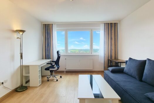 40 m² City-Apartment im 10. Stock mit Lift & ablösefrei – Miete € 584,- Einzelwohnraum