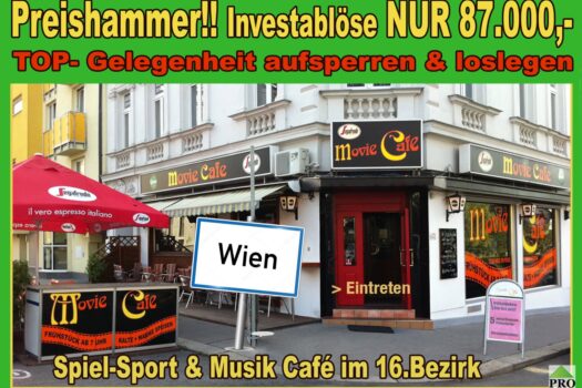 TOP PREIS: Gut gehendes Spiel-Sport&Musik Café im 16.Bezirk. Aufsperren und Loslegen!!!! 1qSUvPBem9qqppxuxaSHAm