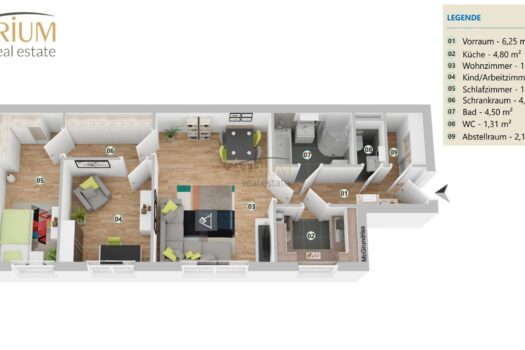 Visualisierung Grundriss