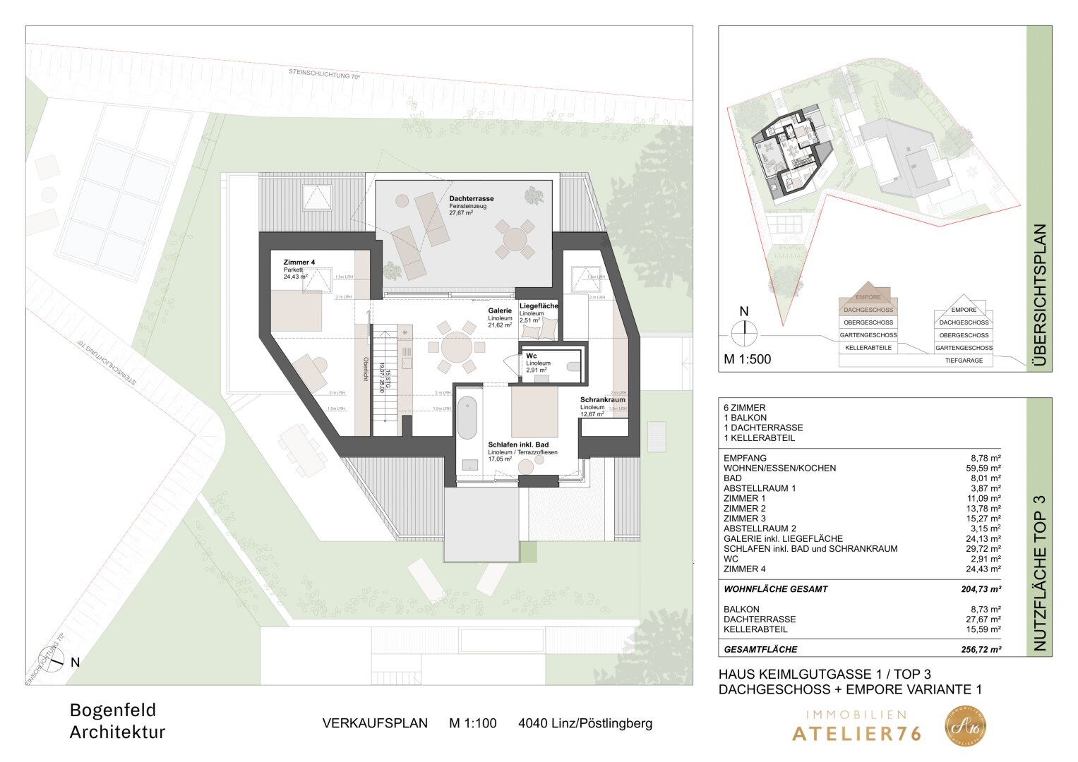 Verkaufsplan Variante 6 Zimmer
