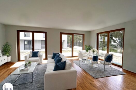 NEUER PREIS I Moderne Doppelhaushälfte mit Garten in Ruhelage! I Mühlwasser Virtuelle Visualisierung - NESTOR Immobilien