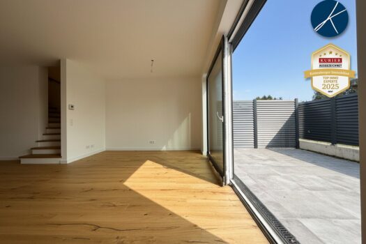 Erstbezug mit großen Terrassen & Top Ausstattung! Heller Wohnbereich mit großzügiger Terrasse