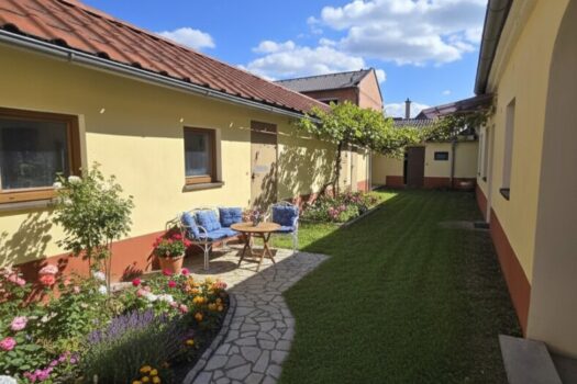 Gestaltungsmöglichkeit Garten (KI generiert)