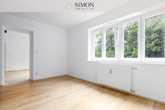 Großzügiger Wohn-/Essbereich mit integrierter Einbauküche und Waschmaschinenanschluss