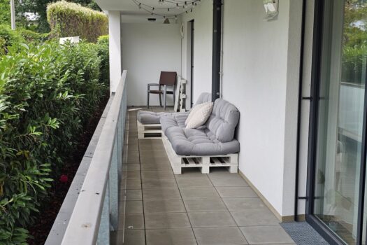 Große Terrasse/Balkon