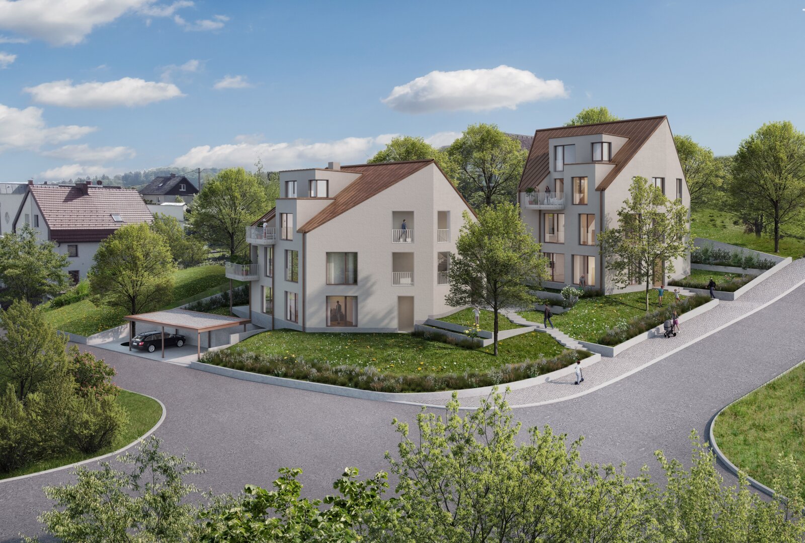 Visualisierung Südostansicht