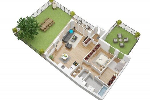 Sehr schöne Familienwohnung mit Terrasse und großer Gartenfläche (T 1.3 / EG) 4GoNwZNMppvDEEG4YxhHpN